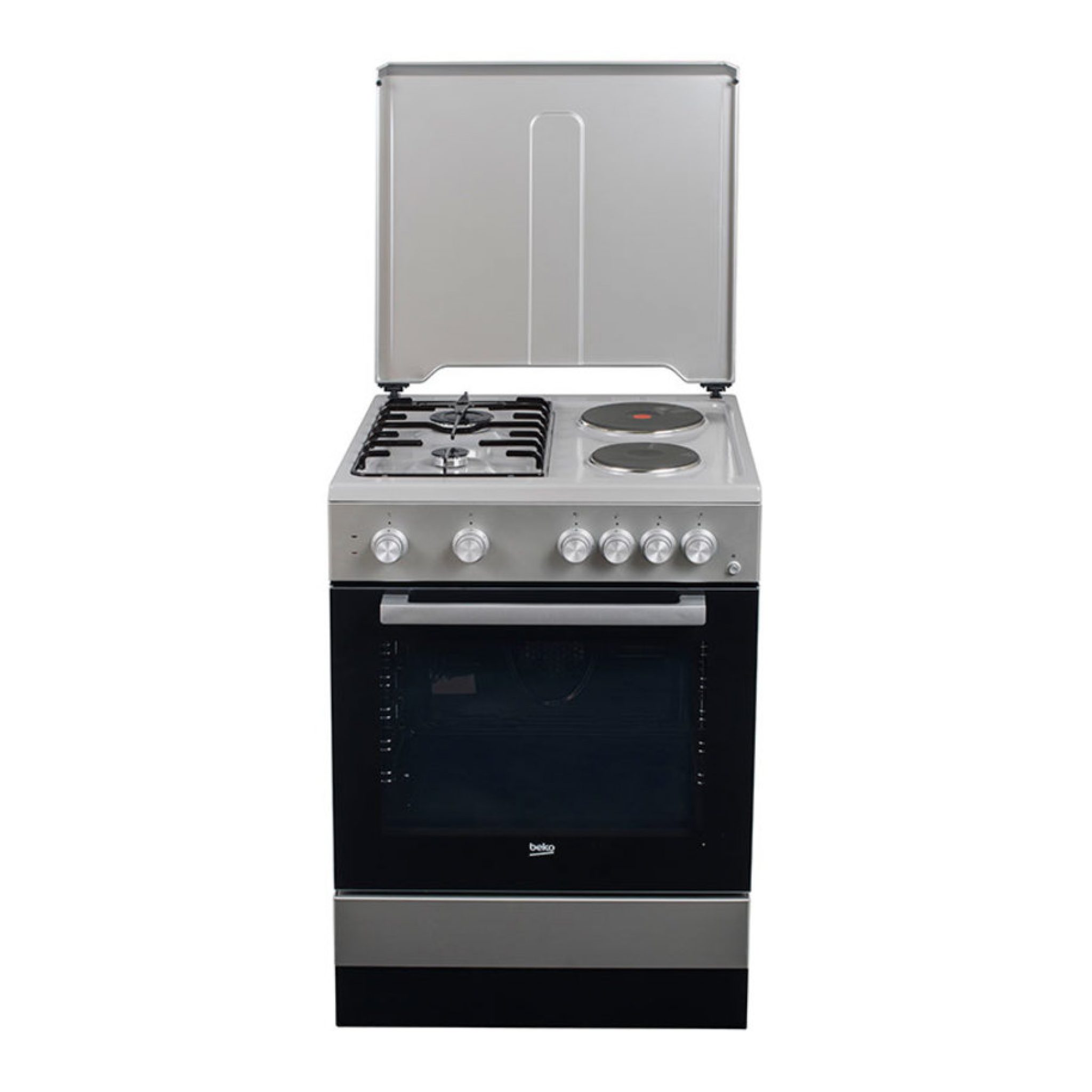 Комбинирана печка BEKO FSE 64010 DSS/Silver/ГАЗ 72 L, A, 2 ГАЗОВИ И 2 ...