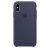 Калъф, Apple iPhone XS Silicone Case – Midnight Blue