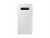Калъф, Samsung S10+ G975 Leather Cover White