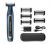Тример, Rowenta TN6030F5 Hybrid Forever Sharp blue, beard, waterproof 3-in-1, self-sharpening blades, 100% stainless steel, 120min autonomy, charging time 1h30min, 5 dual-sided combs, cleaning brush & oil, USB charging cable, anti-shock travel case