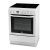 Готварска печка (ток) Indesit I6VMC6A(W)GR , Бял , Керамични